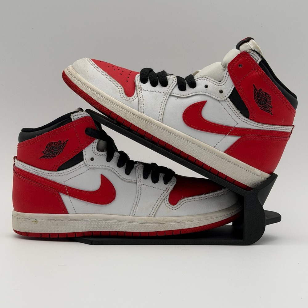 Jordan Air Jordan 1 Mid (GS) Chicago White/Gym Red-Black AQ2664-161 Size 3Y - Picture 2 of 14